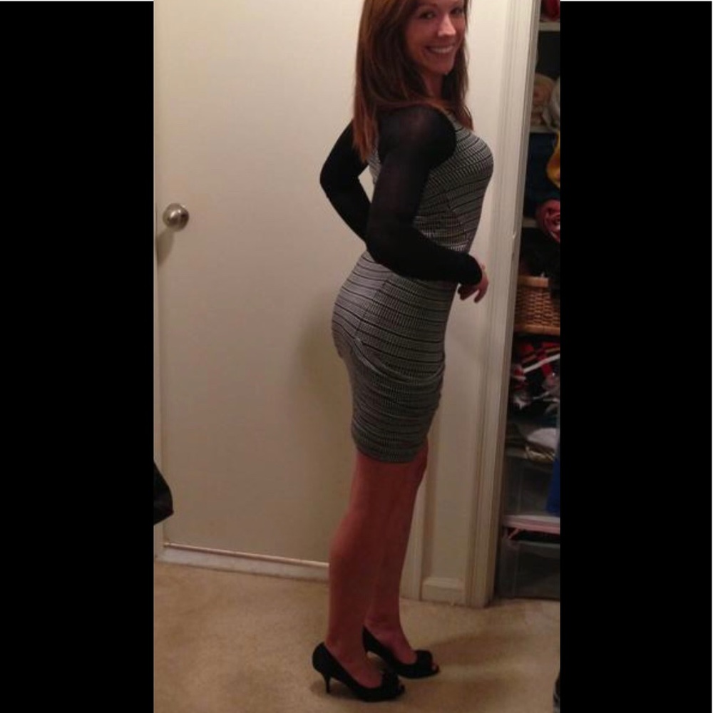 BCBG Maxazria long sleeve dress